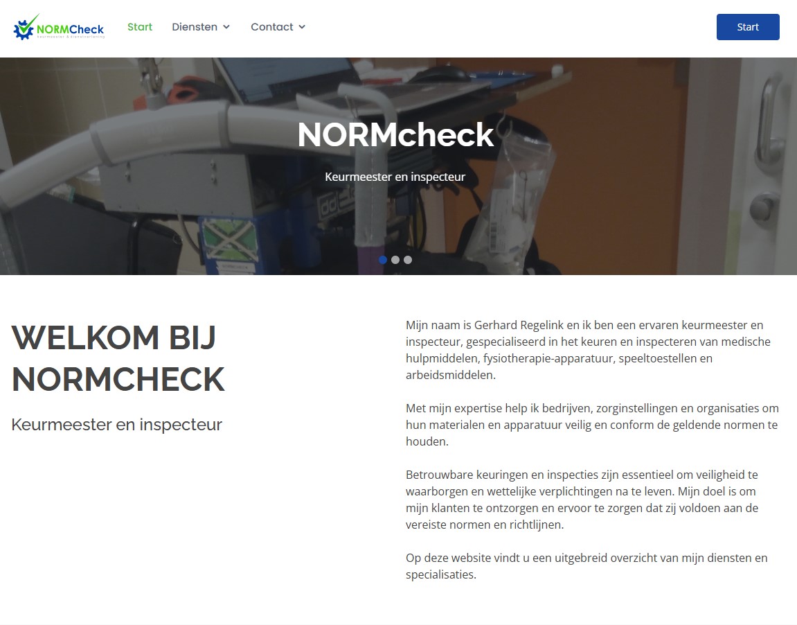 Normcheck, keurmeester en inspecteur